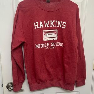 Stranger things Hawkins middle school A.V. Club sweater